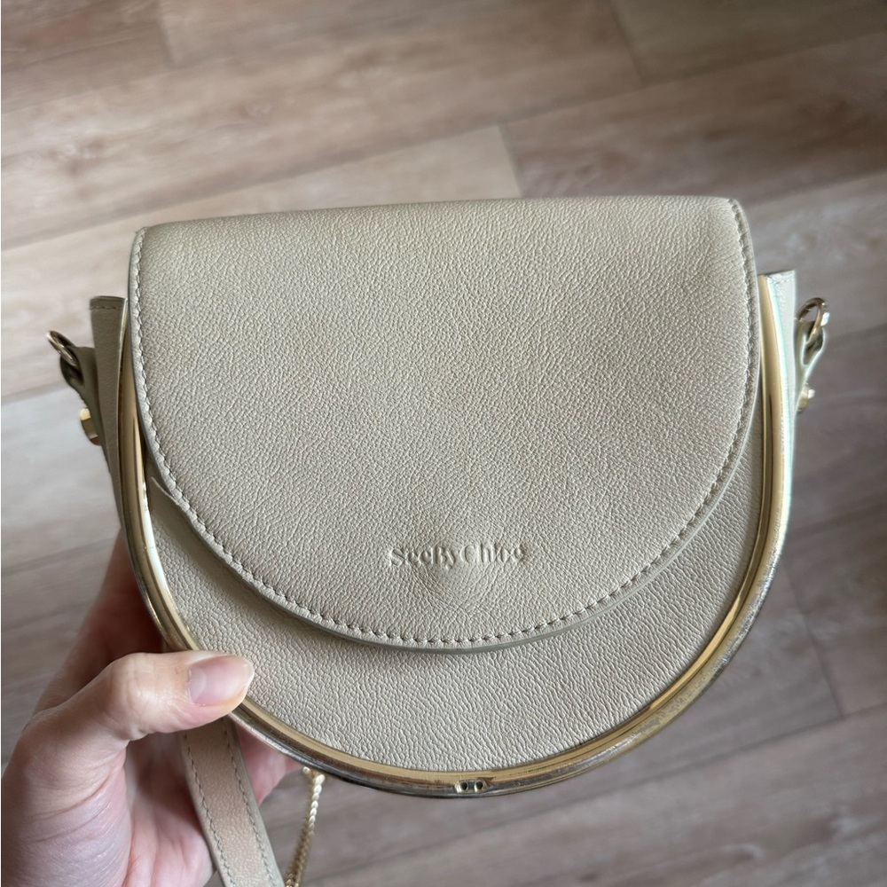 See By Chloe Mara Evening Beige Women's Bag
